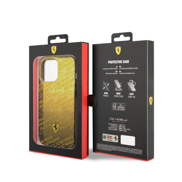CG Mobile Scuderia Ferrari Yellow Gradient Case for iPhone 14 Pro Max